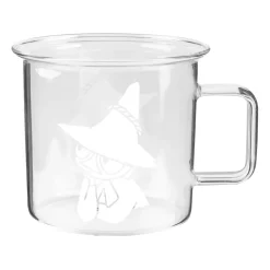 Muurla Moomin glass mug clear 35 cl, Snufkin Transparent Discount