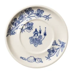 Moomin Arabia Moomin Haru cup with saucer, 2 pieces BlueWhite New