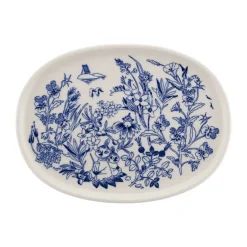 Moomin Arabia Moomin Haru serving plate 17 cm, Blue-white BlueWhite