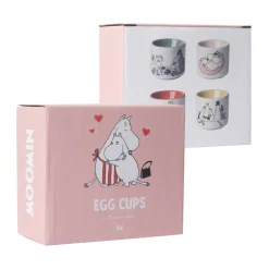 Pluto Design Moomin love egg cup 4 pieces, White-multi WhiteMulti Sale