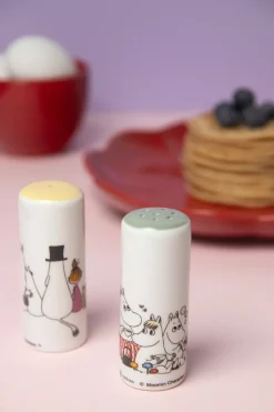 Pluto Design Moomin love salt & pepper shaker, White- Multi New