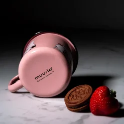 Muurla Moomin mamma enamel mug 37 cl, Pink Outlet