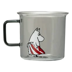 Muurla Moomin mamma glass mug 35 cl, Grey Best