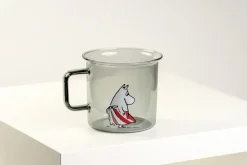 Muurla Moomin mamma glass mug 35 cl, Grey Best