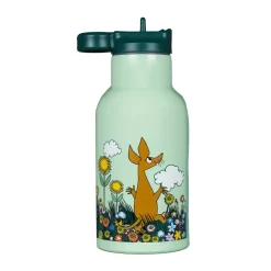 Rätt Start Moomin Meadow water bottle 34 cl, Green Sale