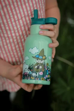 Rätt Start Moomin Meadow water bottle 34 cl, Green Sale
