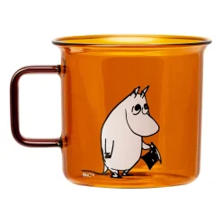 Muurla Moomin pappa glass mug 35 cl, Amber Orange Outlet