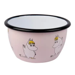 Muurla Moomin Retro enamel bowl 6 dl, Snorkmaiden Pink Sale