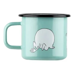 Muurla Moomin Retro enamel mug 37 cl, Mint BlueTurquoise New