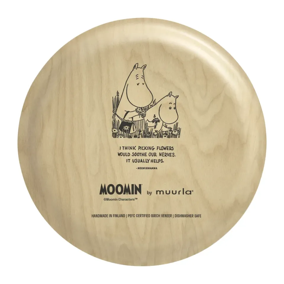 Muurla Moomin tray Ø25 cm, Flowers Yellow Discount