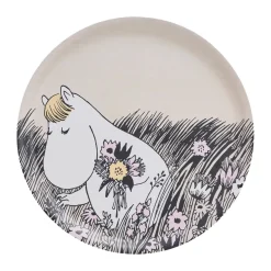 Muurla Moomin tray Ø35 cm, Summer night Beige Outlet
