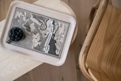 Muurla Moomin tray 32x42 cm, Finnish Moominvalley map Beige Outlet