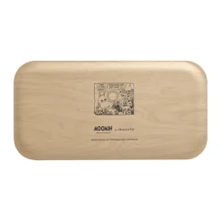 Muurla Moomin tray 22x43 cm, In the garden White Sale