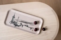 Muurla Moomin tray 13x27 cm, The pier Beige Online