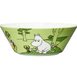 Moomin Arabia Moomintroll Moomin bowl, Grass Green New