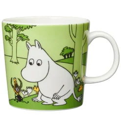 Moomin Arabia Moomintroll Moomin mug, Grass Green New