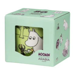 Moomin Arabia Moomintroll Moomin mug 80th anniversary, 30 cl Green Discount