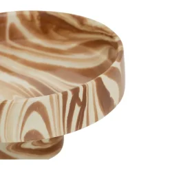 URBAN NATURE CULTURE Moon decorative bowl Ø26 cm, Brown- White Best