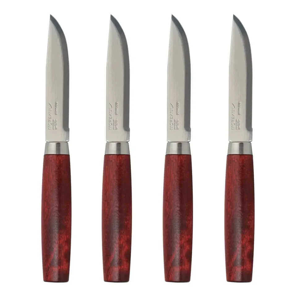 Morakniv Classic Steak Knife 4-pack, Red Best