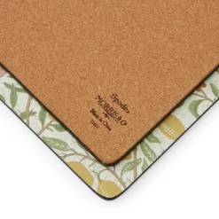Pimpernel Morris & Co Simpley mixed placemat 4 pieces, Fruit, Willow, Strawberry Thief, Marigold Multi Clearance