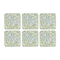 Pimpernel Morris & Co Willow Bough coasters 6-pack, Green, blue GreenBlue Best