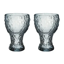 Kosta Boda Moss highball glass circular 42 cl 2-pack, Blue Sale