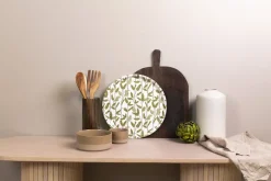 Åry Home Mougli Green tray Ø38 cm, Green-white GreenWhite