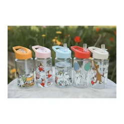 Rätt Start Mumin Picknick water bottle 550 ml, Yellow Transparent Hot
