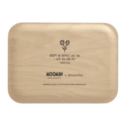 Muurla Mumin tray 20x27 cm, Flowers White Sale