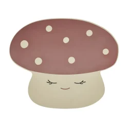 OYOY Mushroom placemat, Offwhite-red WhiteRed Best