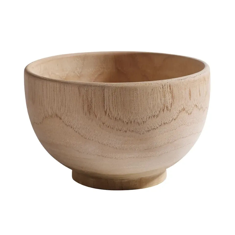 MUUBS teak breakfast bowl, Nature Beige Hot