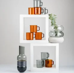 Muurla glassmug 35 cl, Amber Orange Sale