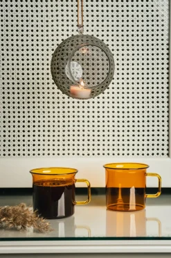 Muurla glassmug 35 cl, Amber Orange Sale
