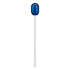 Muurla latte spoon glass 15.5 cm, Blue-clear BlueTransparent