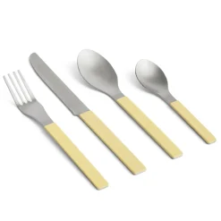 HAY MVS cutlery set 4 pieces, Yellow Outlet