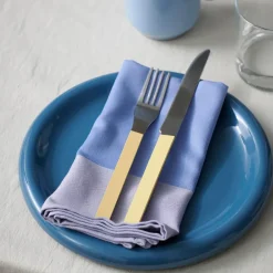 HAY MVS cutlery set 4 pieces, Yellow Outlet