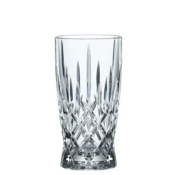 Nachtmann Natchmann Noblesse Latte Macchiato glass + Straw, 35 cl Transparent New