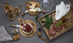 Sagaform Nature cheese knife, Oak Silver-colouredBrown Online