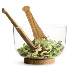 Sagaform Nature salad set, oak Brown New