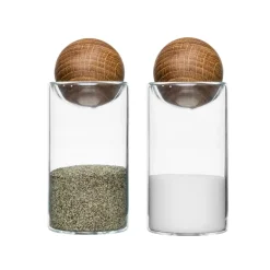 Sagaform Nature salt- and pepper set, Oak Brown Online