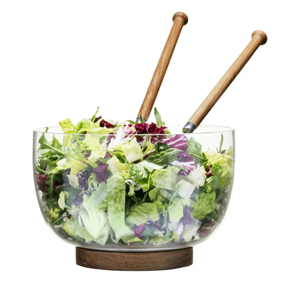 Sagaform Nature serving bowl, large Transparent Hot