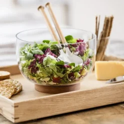 Sagaform Nature serving bowl, large Transparent Hot