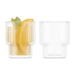 Bodum Navalia double walled glass 15 cl 2-pack, Clear Transparent Clearance