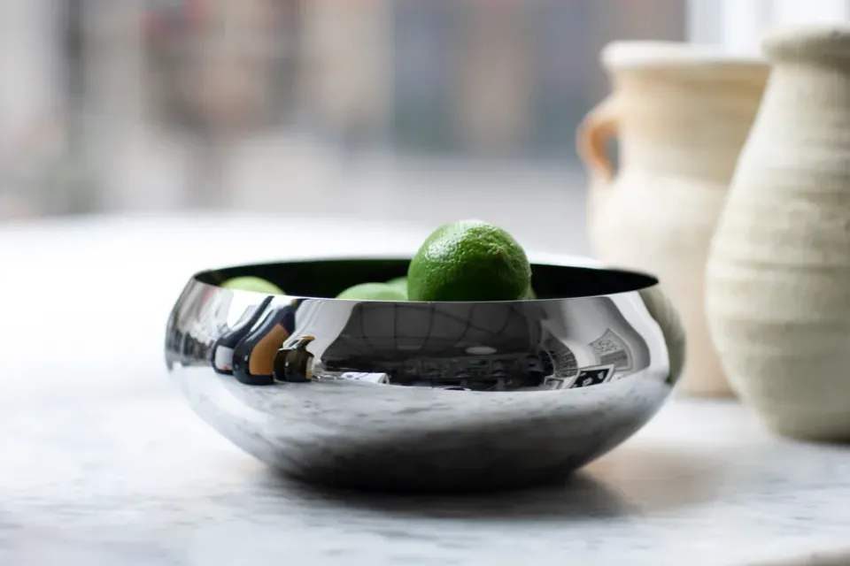 Kay Bojesen NEST bowl Ø27 cm, Polished steel Silver-coloured Best