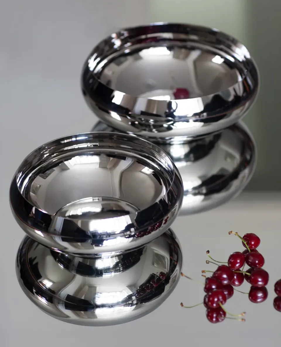 Kay Bojesen NEST bowl Ø27 cm, Polished steel Silver-coloured Best