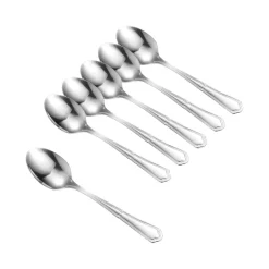Dorre New England dessert spoon 6-pack, Stainless steel Silver-coloured New