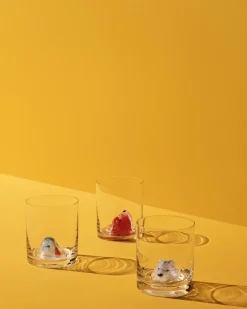 Kosta Boda New Friends glass 46 cl, Arctic fox Transparent New