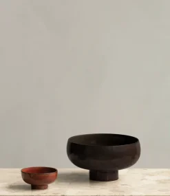 Audo Copenhagen New Norm bowl on foot Ø12 cm, glazed Red Best