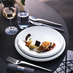 Villeroy & Boch NewMoon dinner fork, stainless steel Silver-coloured Best