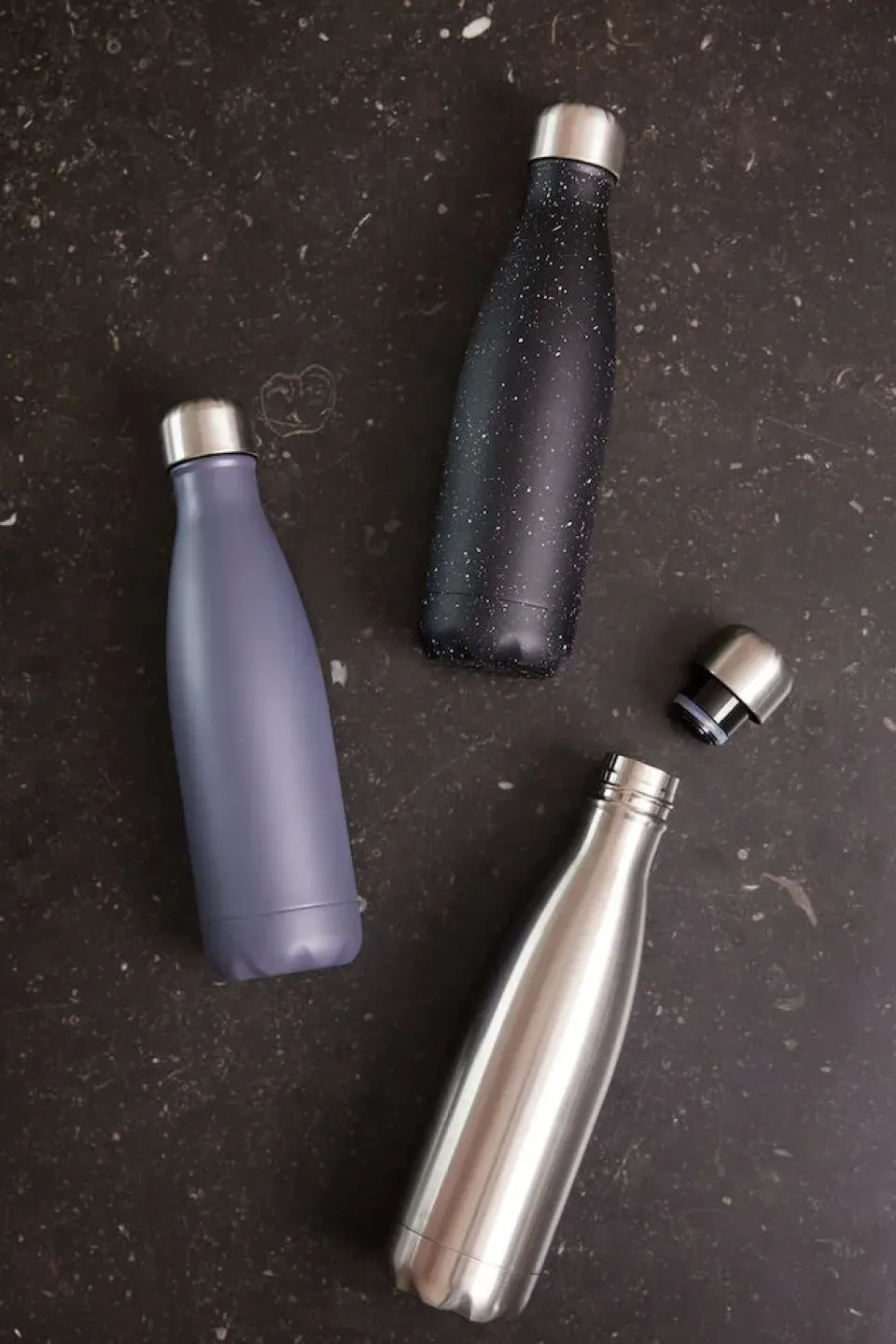 Sagaform Nils steel bottle 50 cl, Gray Grey Online